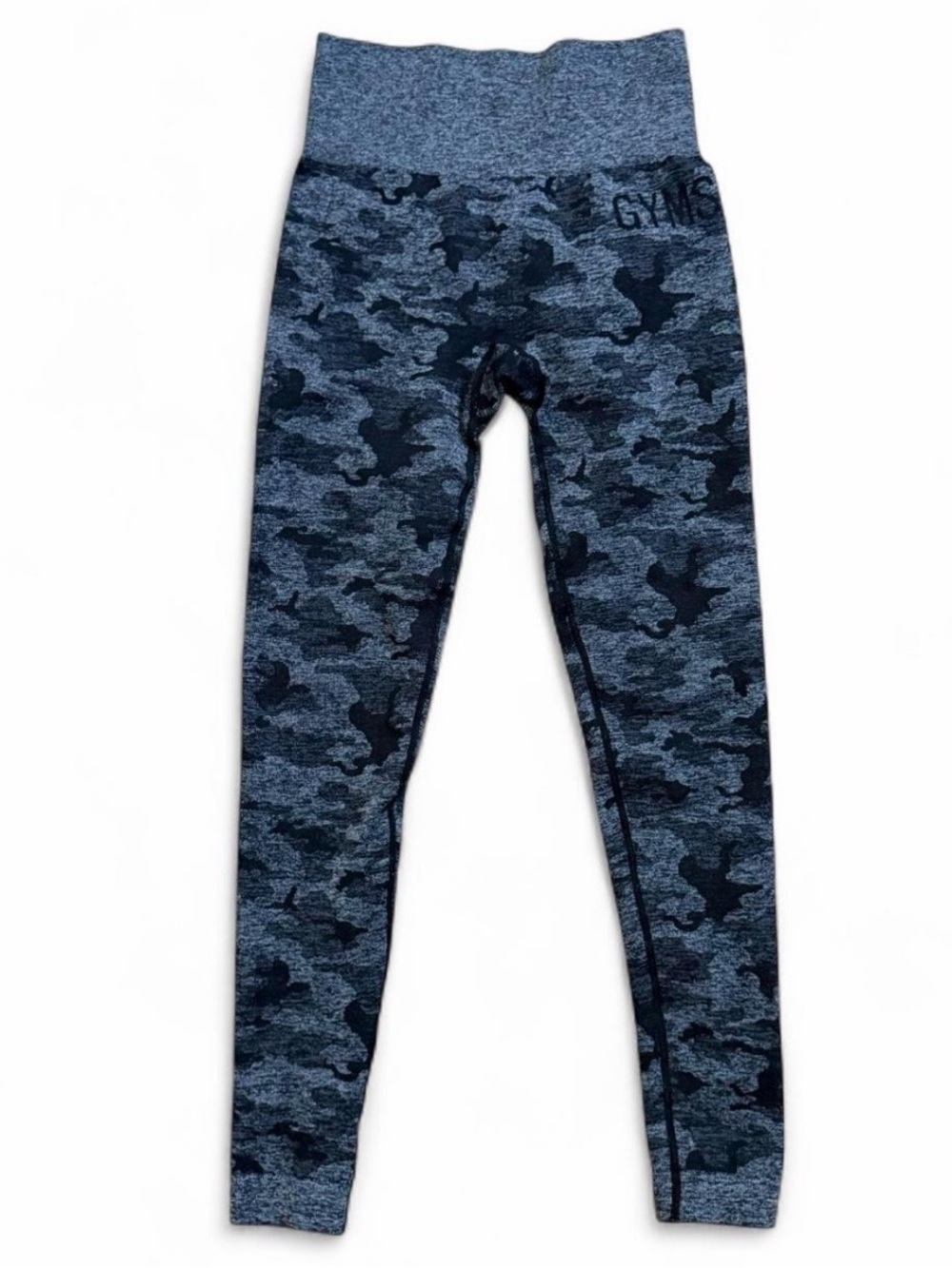 Gymshark Adapt Camo seamless leggings black and gray pattern